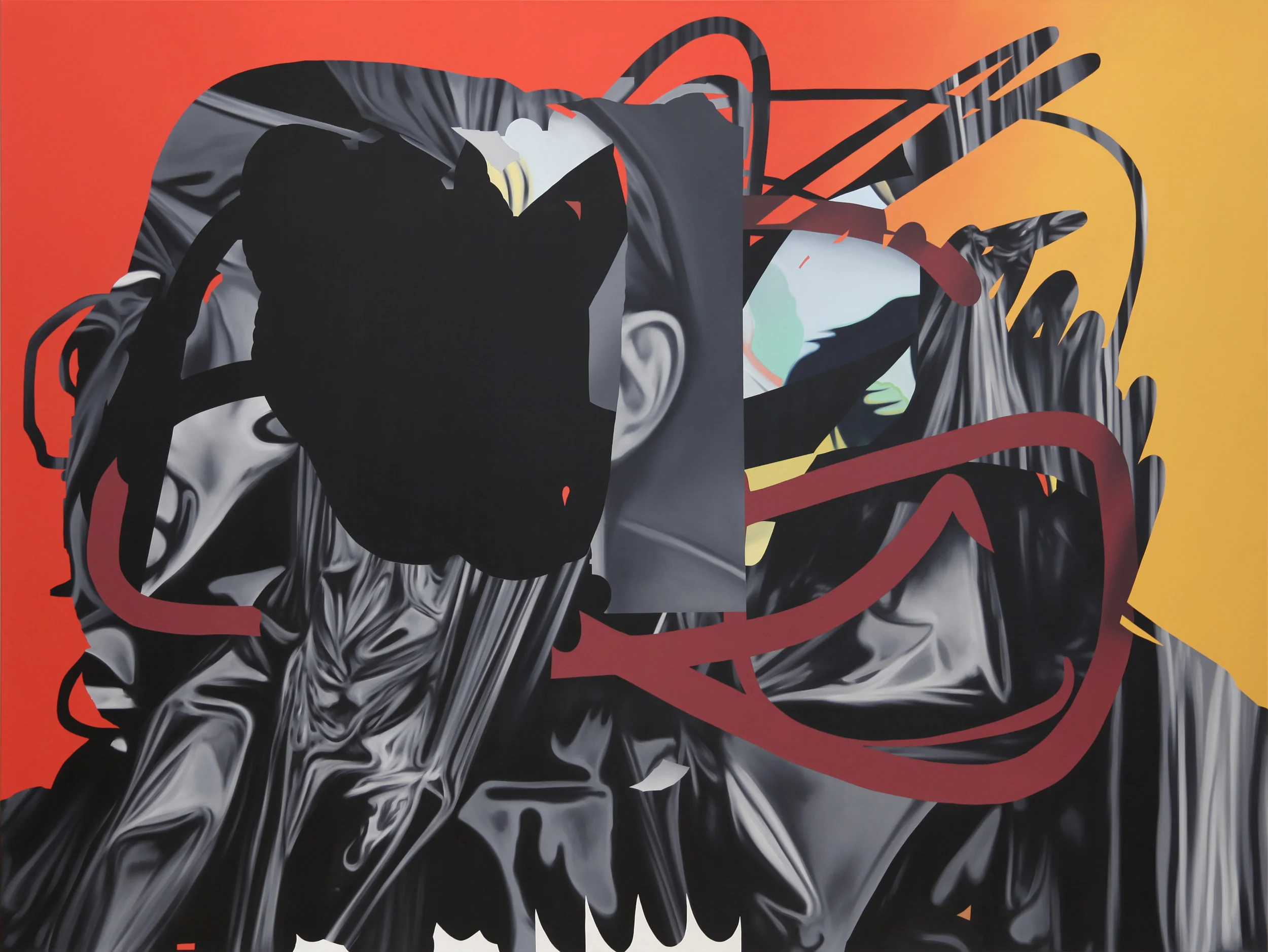Untitled ii, 191,5 x 254 cm, oil on canvas. 2018.