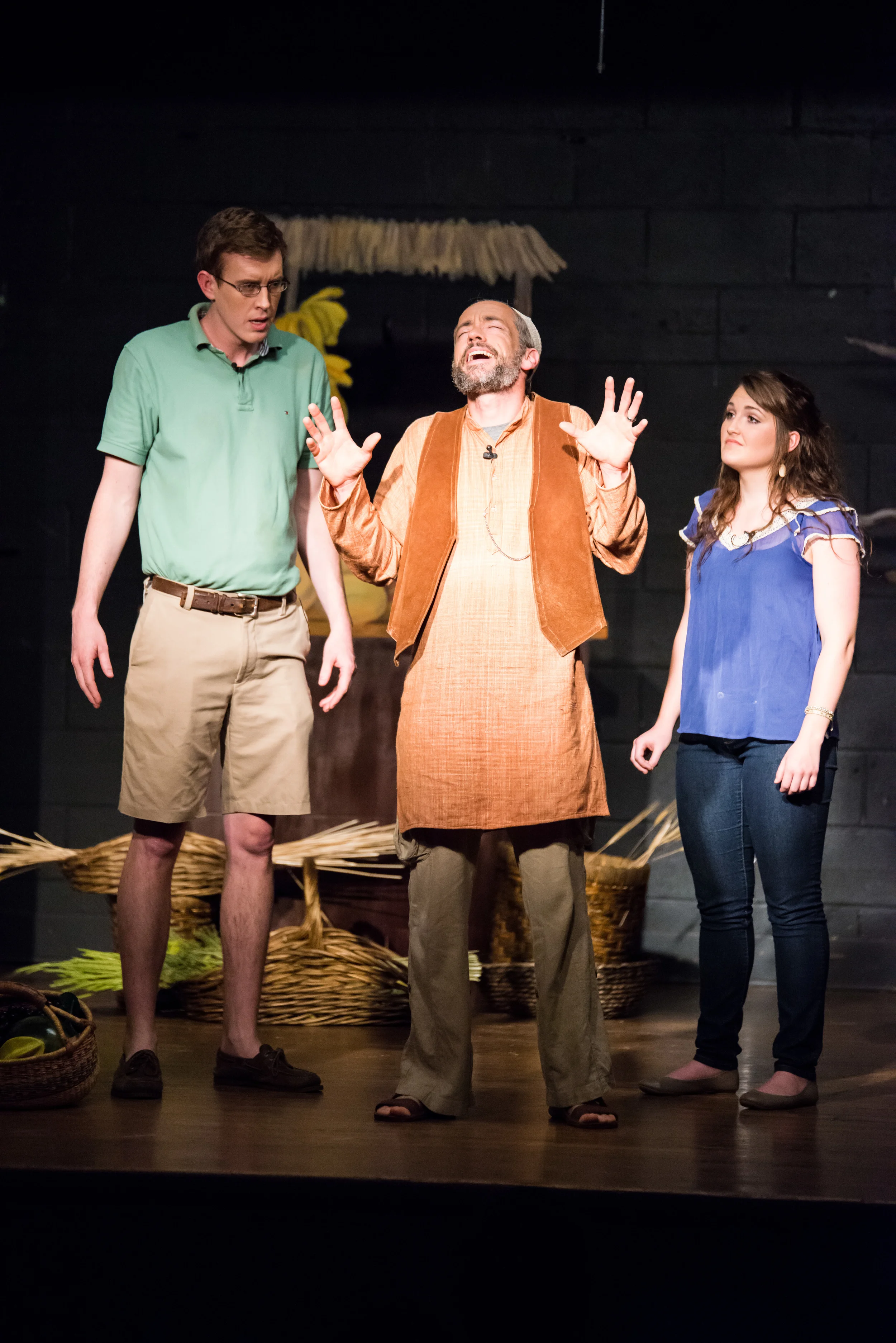 Seth Davis, Brett Madron and Brittany Girton, featured in "The Arch Imperial," written and directed by Benjamin Reese, December 2013.