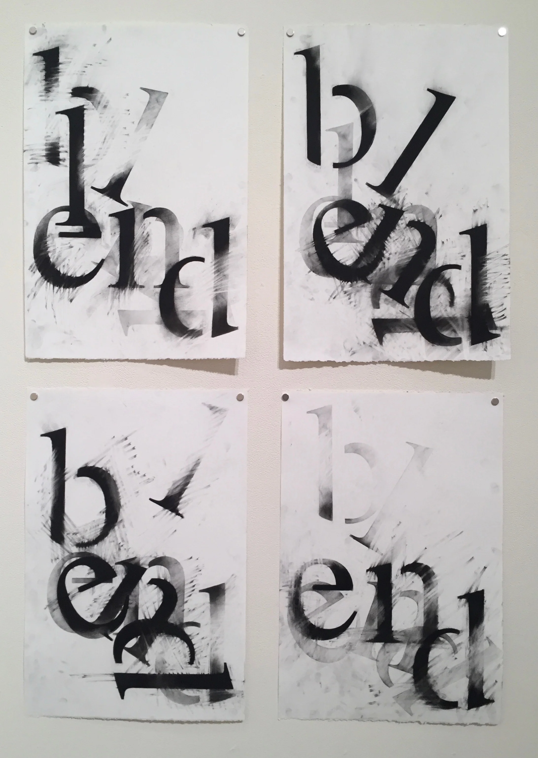 blend 1-4 (installation view)