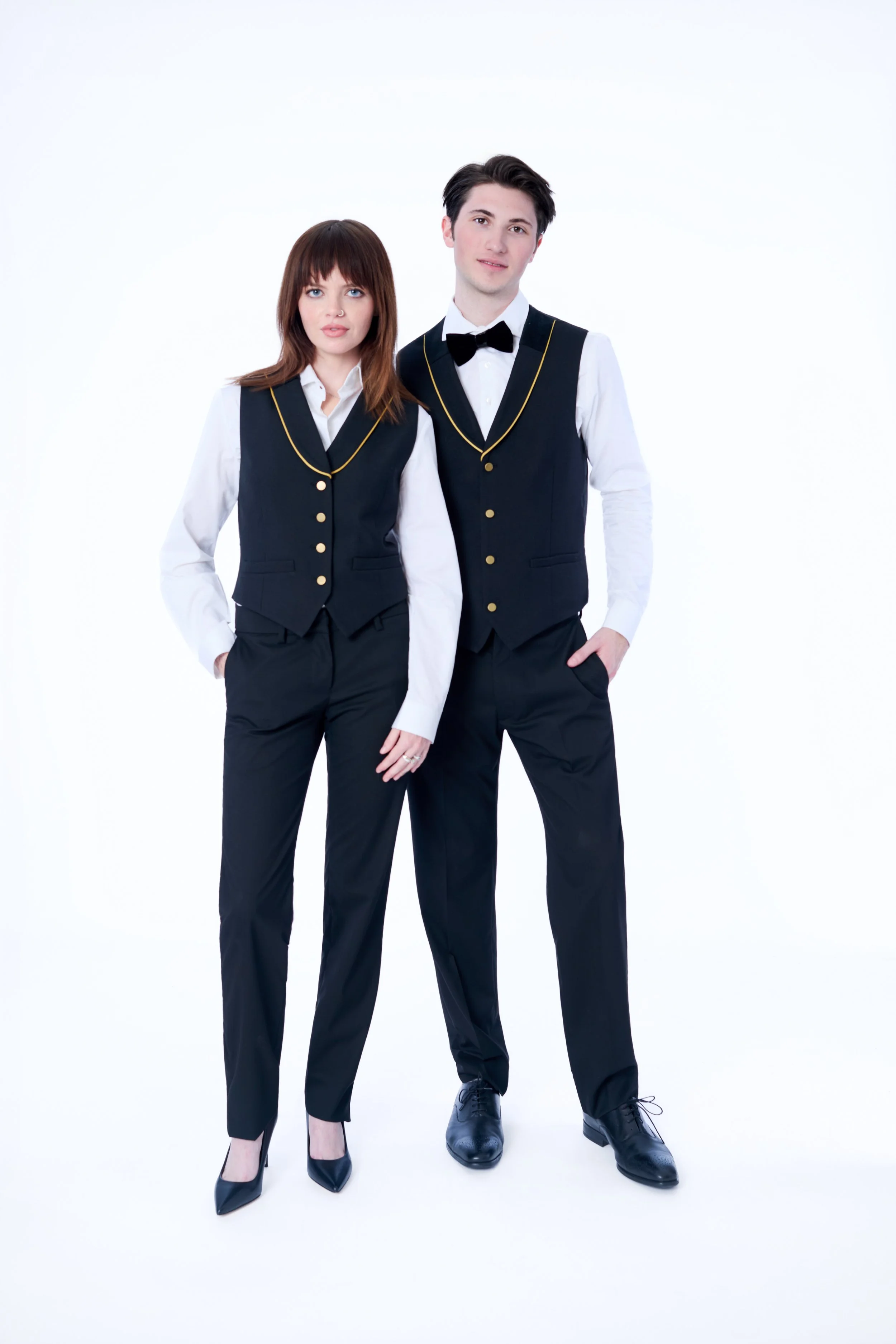 VEST WSCW-07 / SHIRT 512 / PANT WSST-11.616 / VEST MSCQ-07 / SHIRT 7011 / PANT MSST-11.616 / BOW TIE 1431