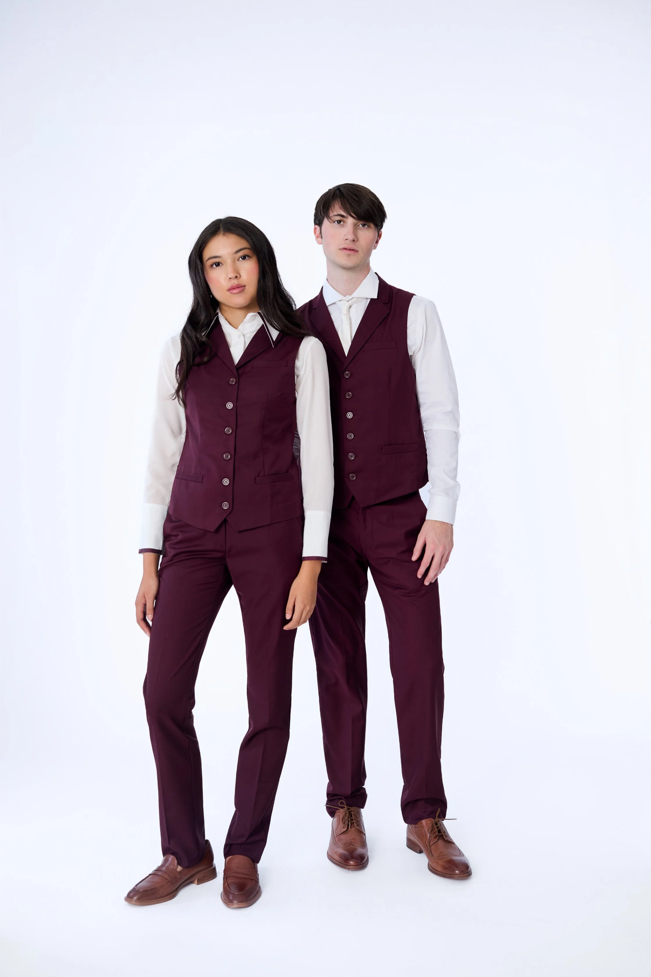 VEST 1120 / SHIRT 512 / PANT 125 / VEST 1220 / SHIRT 7011 / PANT 297 / TIE 1406