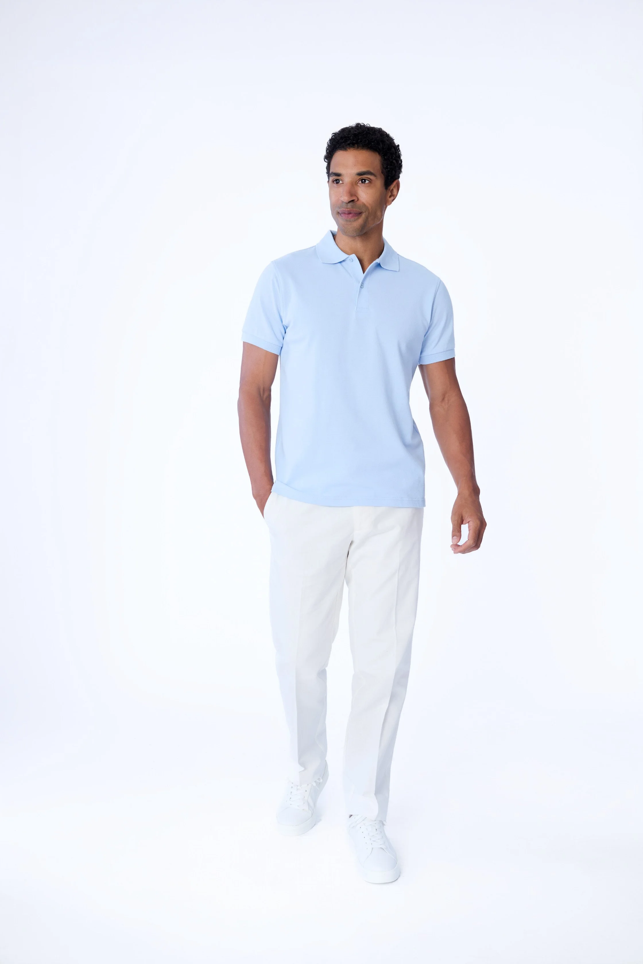 POLO 644 / JEANS WHITE 