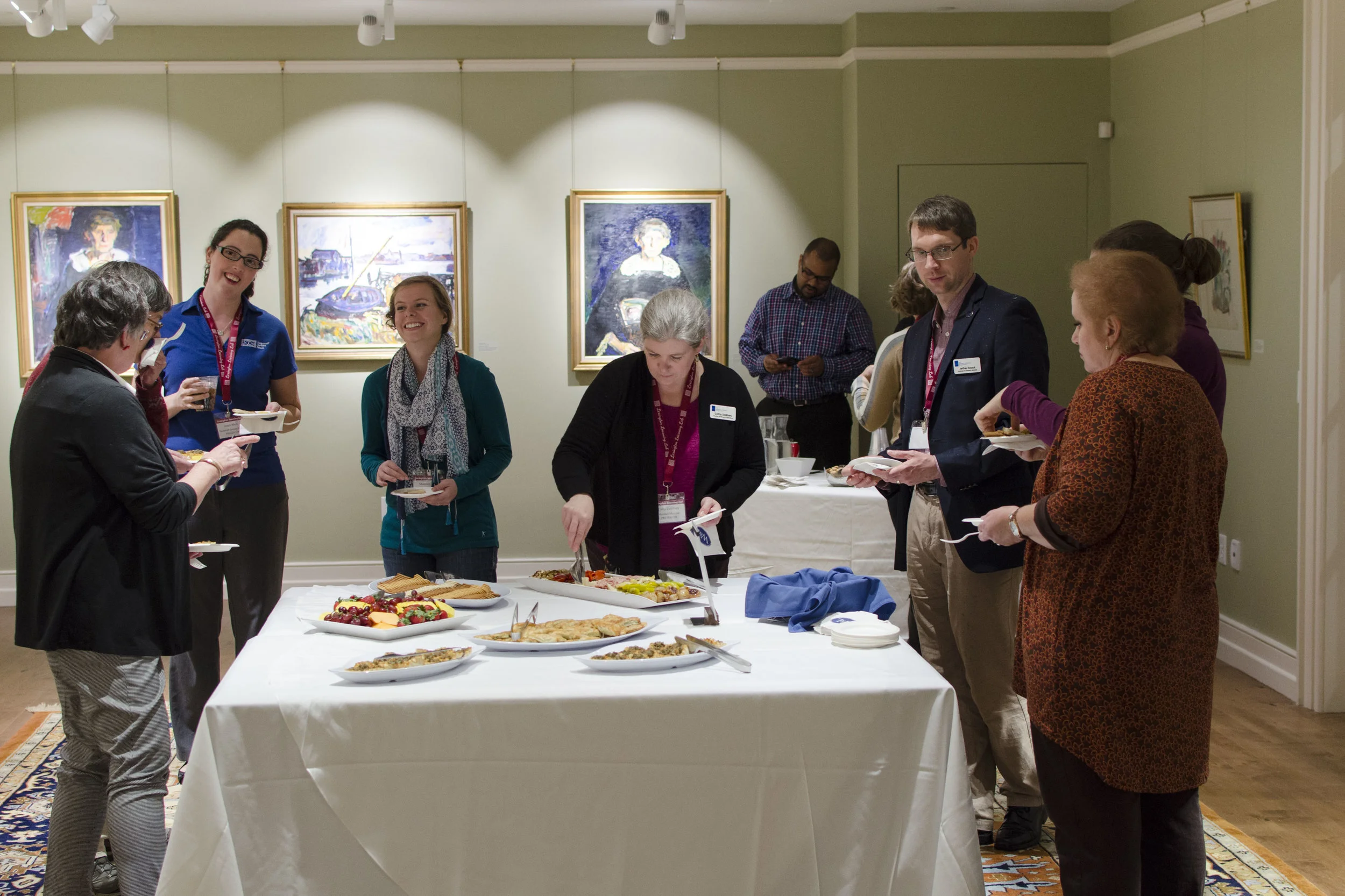  Reception for the teacher workshop at Washington and Lee University  