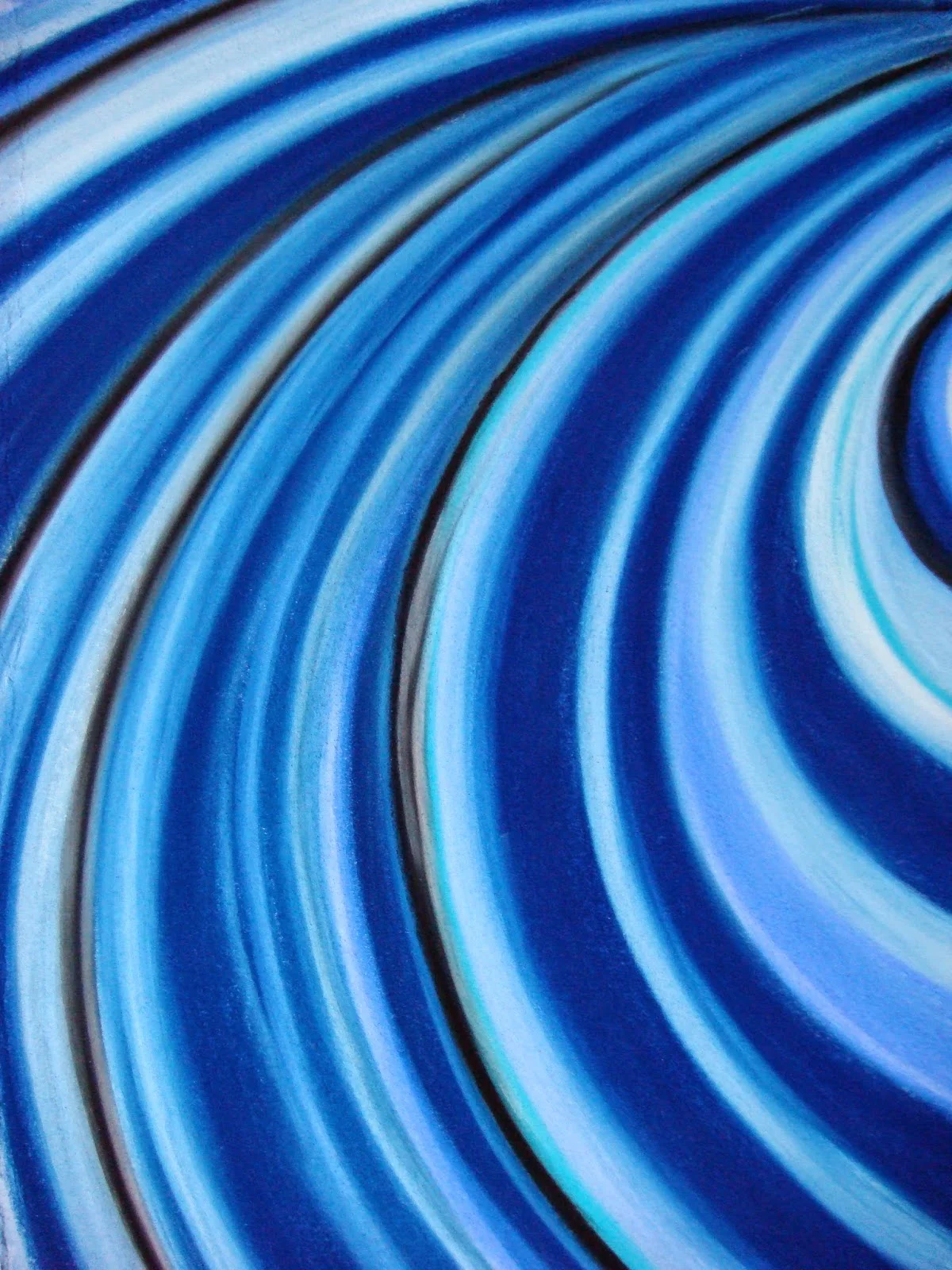 Turn. Pastel, 15" x 20"