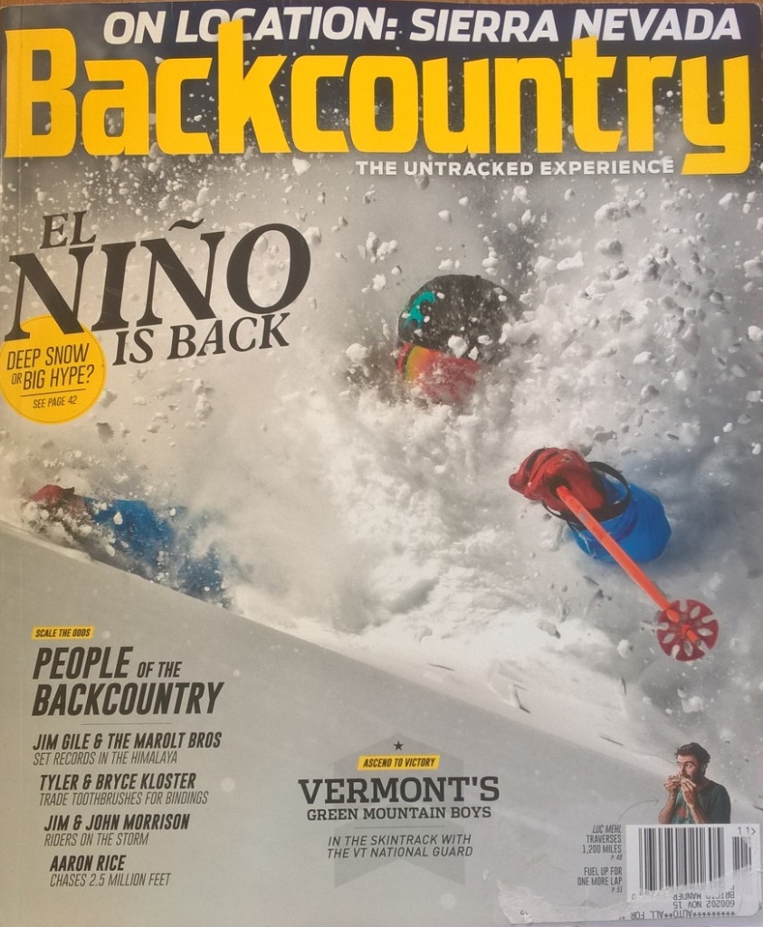 November 2015 A conversation and profile of globe-trotting professional skier, guide, mountaineer and mother Jessica Baker