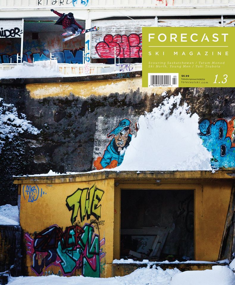 December 2015 Forecast Ski Magazine (Issue 3!) An interview with the refreshing, opinionated barrier breaking big mountain phenom and skier Tatum Monod