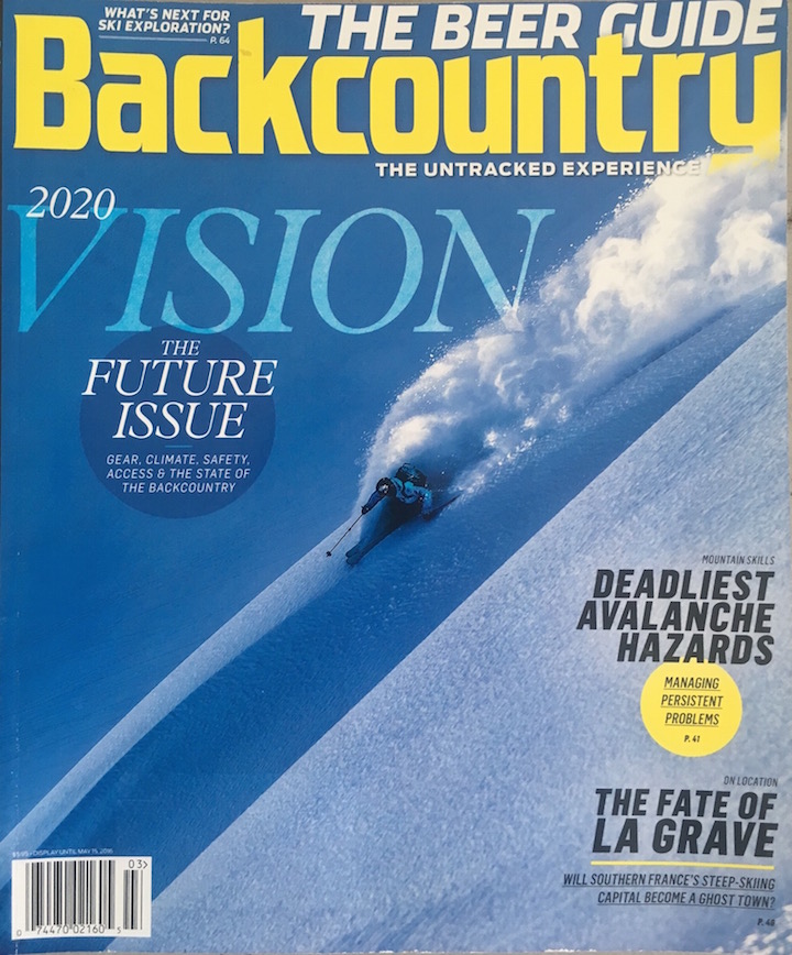 March 2016 An essay that looks at whether the new safety gear available to backcountry skiers is actually increasing overall safety and decreasing injuries and accidents