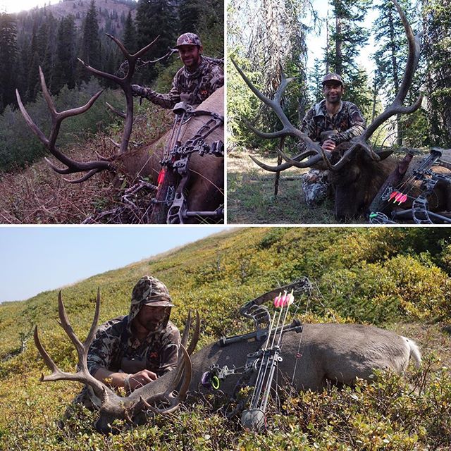 It was a crazy, wonderful September following @andrew_jakovac around the wilderness in Wyoming and Idaho! I'm so proud of his super sneaky archery skills and best season ever! (For me) a little bittersweet at times but such skilled hunting certainly 