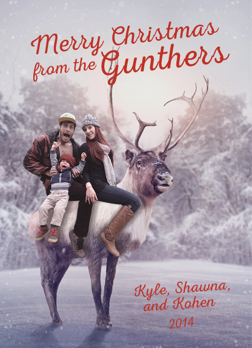 Goofball Family Christmas Card