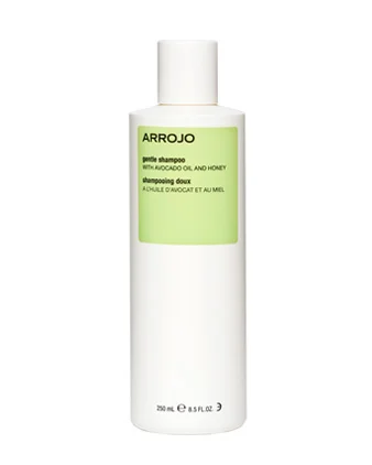 GENTLE SHAMPOO Sulfate and sodium-chloride free. Repairs and nourishes, with natural and organic ingredients. Lightly scented with fresh verbena. Directions: Wet hair, lather in palms, apply at roots, massaging through to ends and rinse.