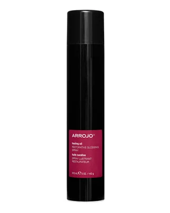 healing oilRestorative Glossing Aerosol SprayFilled with precious oils. No silicones, parabens, or sulfates. Nourishes damaged hair, speeds up blow-dries. Adds body and sultry texture to straighter strands; boosts shape and form of waves and curls. …