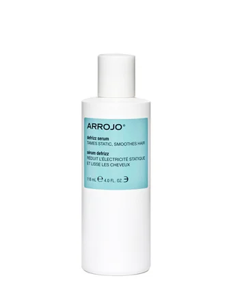 defrizz serumA soft, silky, and calming no hold product. Eliminates frizz, controls fly-aways, and eases excess volume.Directions: Place a few drops on palms and work through damp hair. Now blow-dry frizz away, allowing the heat of your dryer to do …