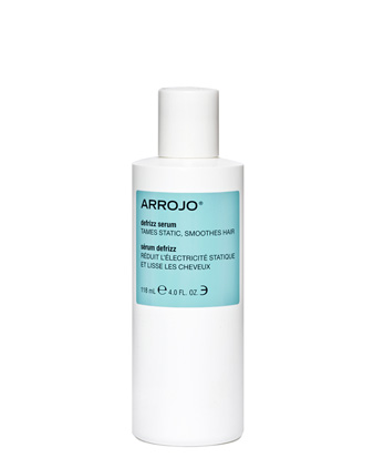 defrizz serum A soft, silky, and calming no hold product. Eliminates frizz, controls fly-aways, and eases excess volume. Directions: Place a few drops on palms and work through damp hair. Now blow-dry frizz away, allowing the heat of your dryer to do the work. For really thick frizzy hair push in a little extra product to keep it sleek.