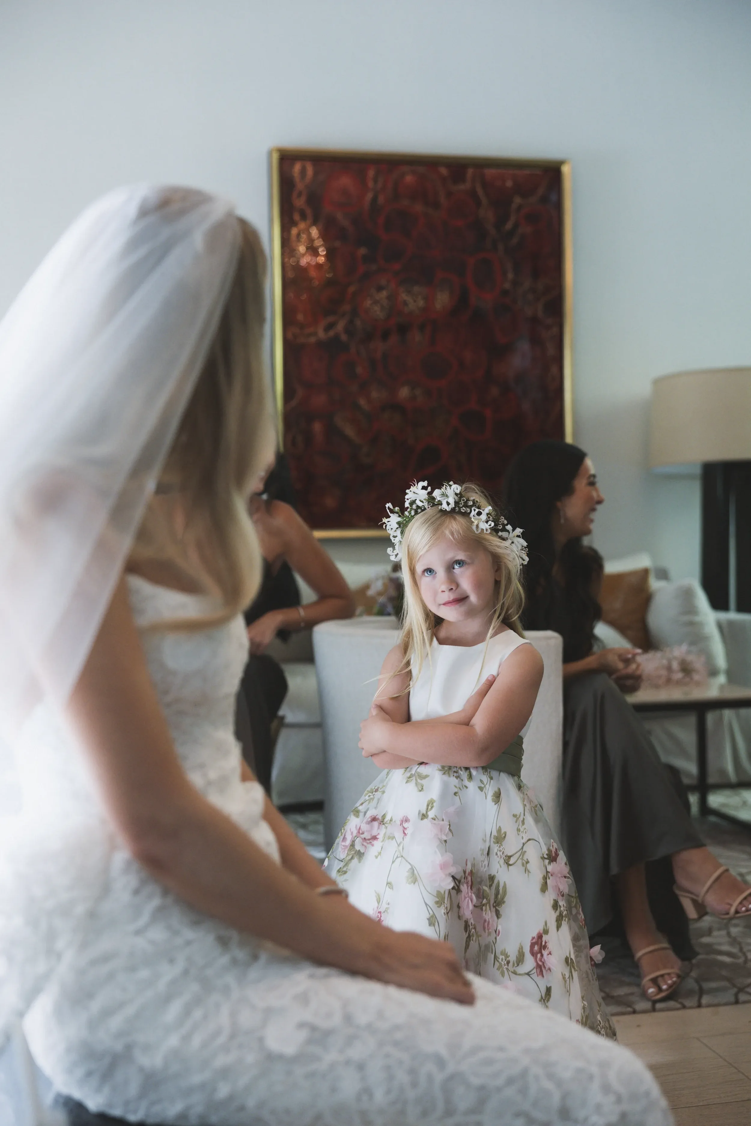 madeline and christopher stef cove wedding flower crowns.webp
