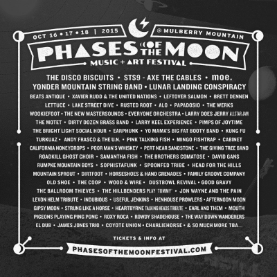 Turkuaz is thrilled to be performing at this year's Phases of The Moon Music + Art Festival! October 16 - 18 • Mulberry Mountain • Ozark, AR ! For the lineup, tickets & info visit: http://phasesofthemoonfestival.com/