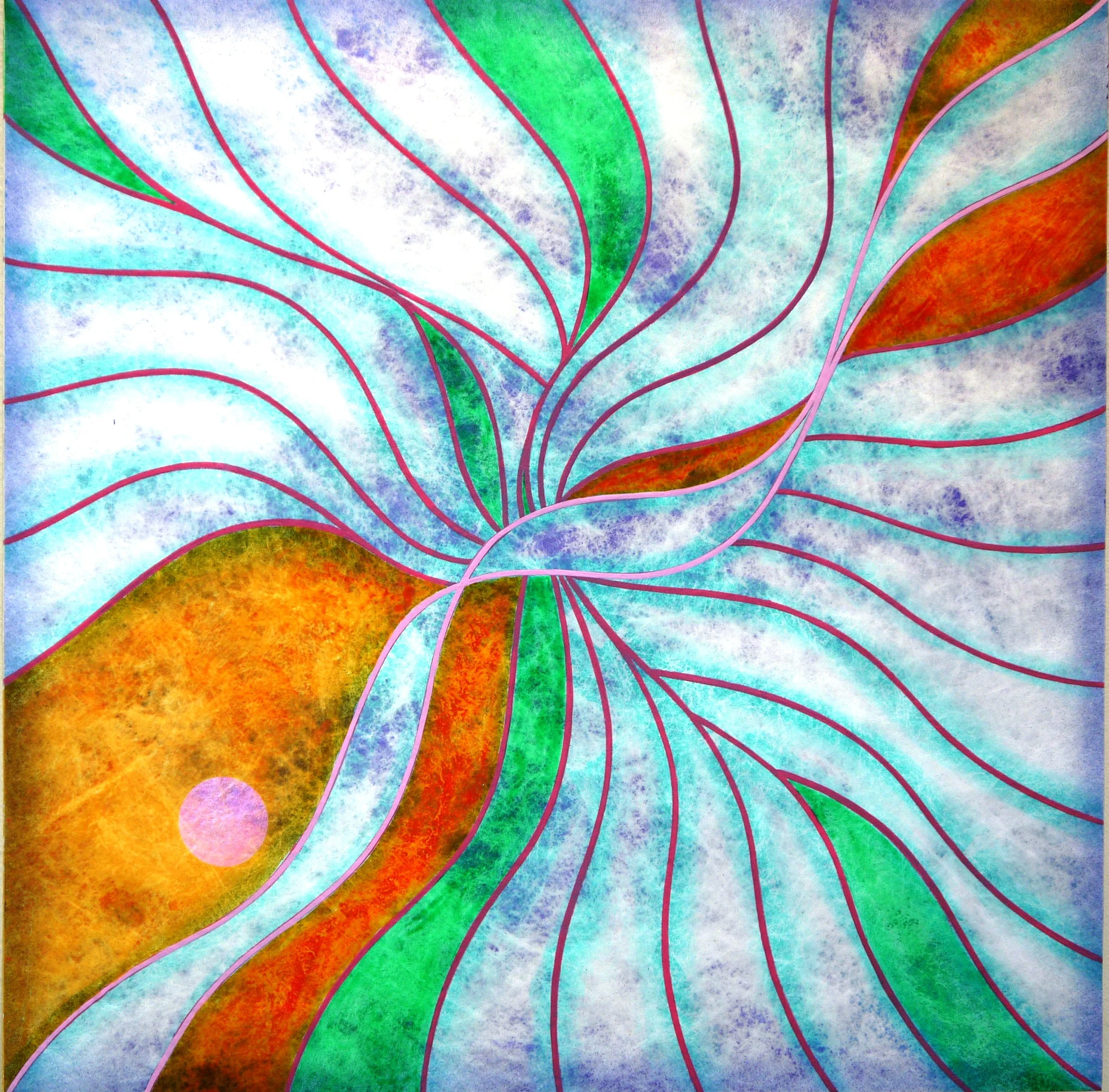 HUETWIST 092417-B acrylic+tyvek 16 x 16 in..JPG