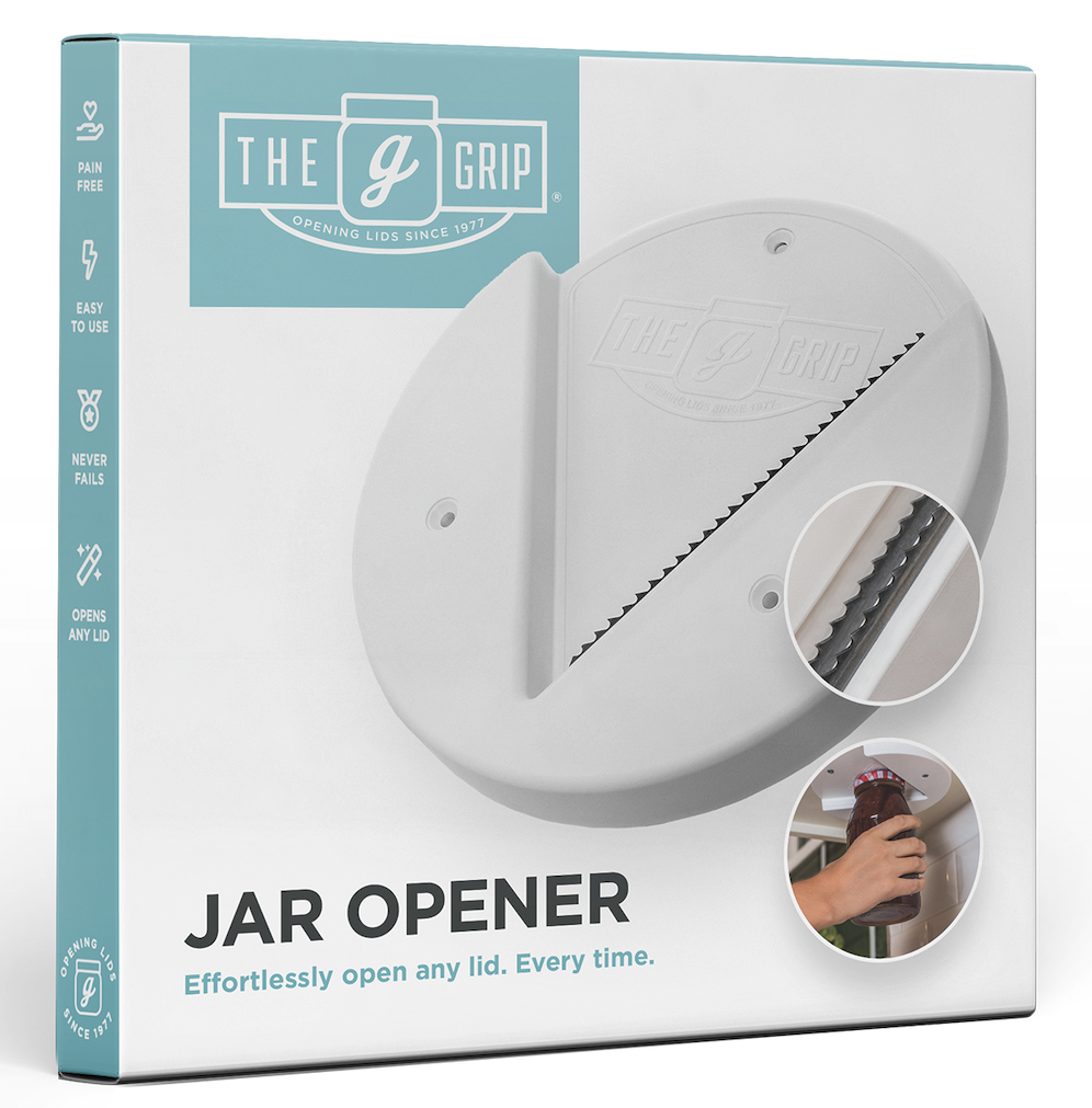 The Grip Jar Opener, Under Cabinet, Lid Opener