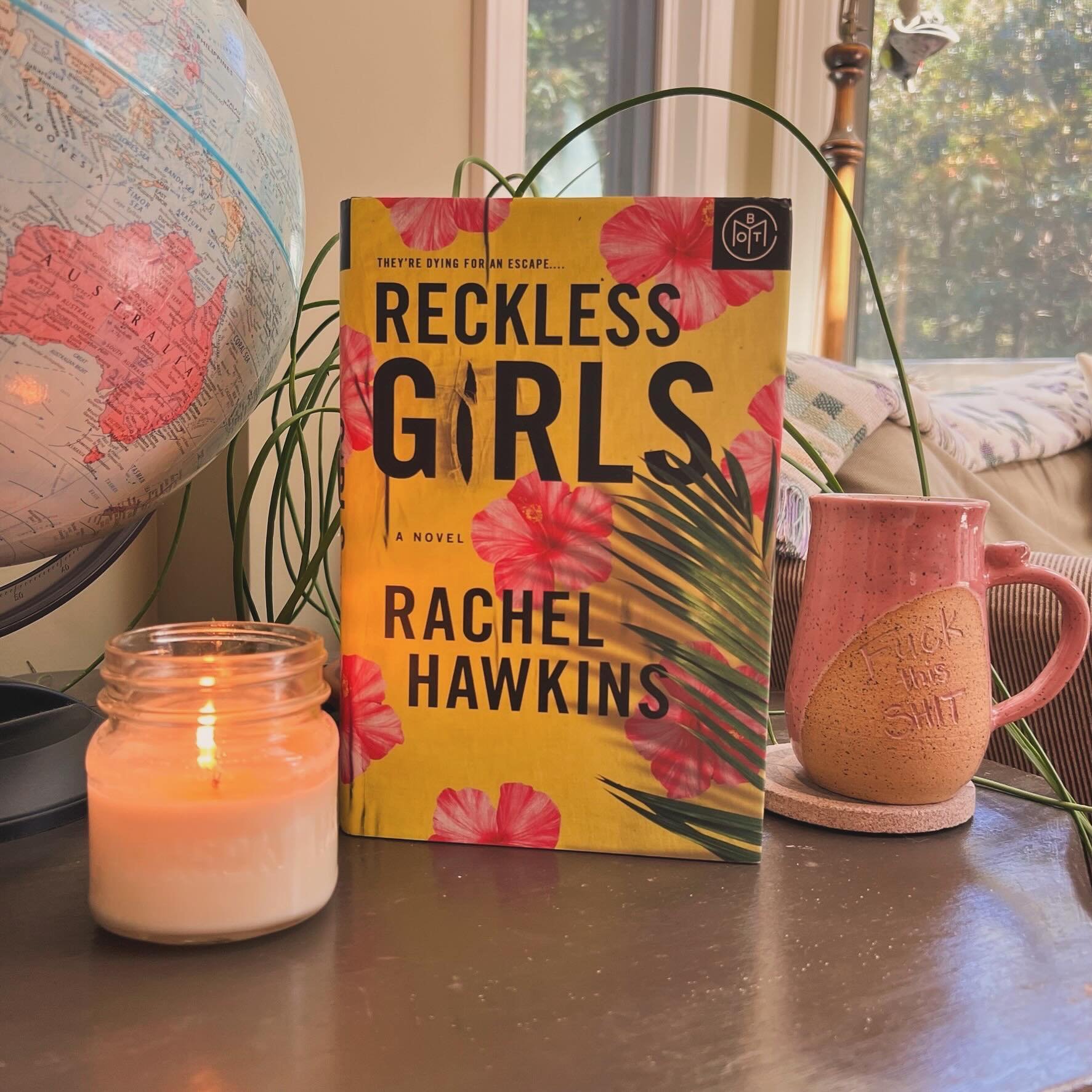 📕 𝗧𝗵𝗲 𝗕𝗼𝗼𝗸 𝗡𝗼𝗼𝗸 📖: 𝘙𝘦𝘤𝘬𝘭𝘦𝘴𝘴 𝘎𝘪𝘳𝘭𝘴 by Rachel Hawkins ⭐️⭐️⭐️💫⁣
⁣
🏝️ My first thought when finishing this was &ldquo;what a great book!&rdquo; The prologue reeled me in, and I found myself being called to read this so I could