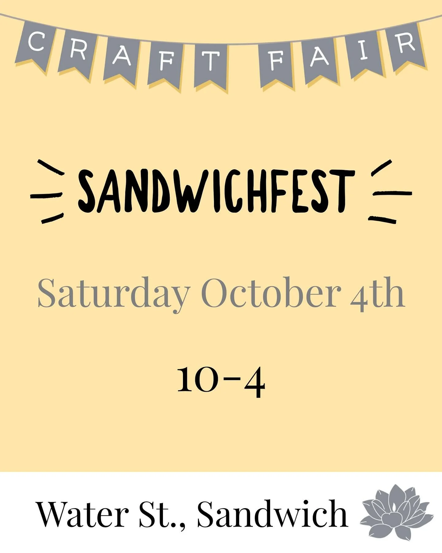Soooo - My booth number is 6️⃣7️⃣ 😂 

👋🏽Come say hi to me tomorrow in Sandwich at #SandwichFest &amp; #PorchFest - happening on Water St., from 10-4! 

🎃 I&rsquo;ll have some pumpkin vessels and all of my fall scents! 

🕯️See ya there! 
#capecod