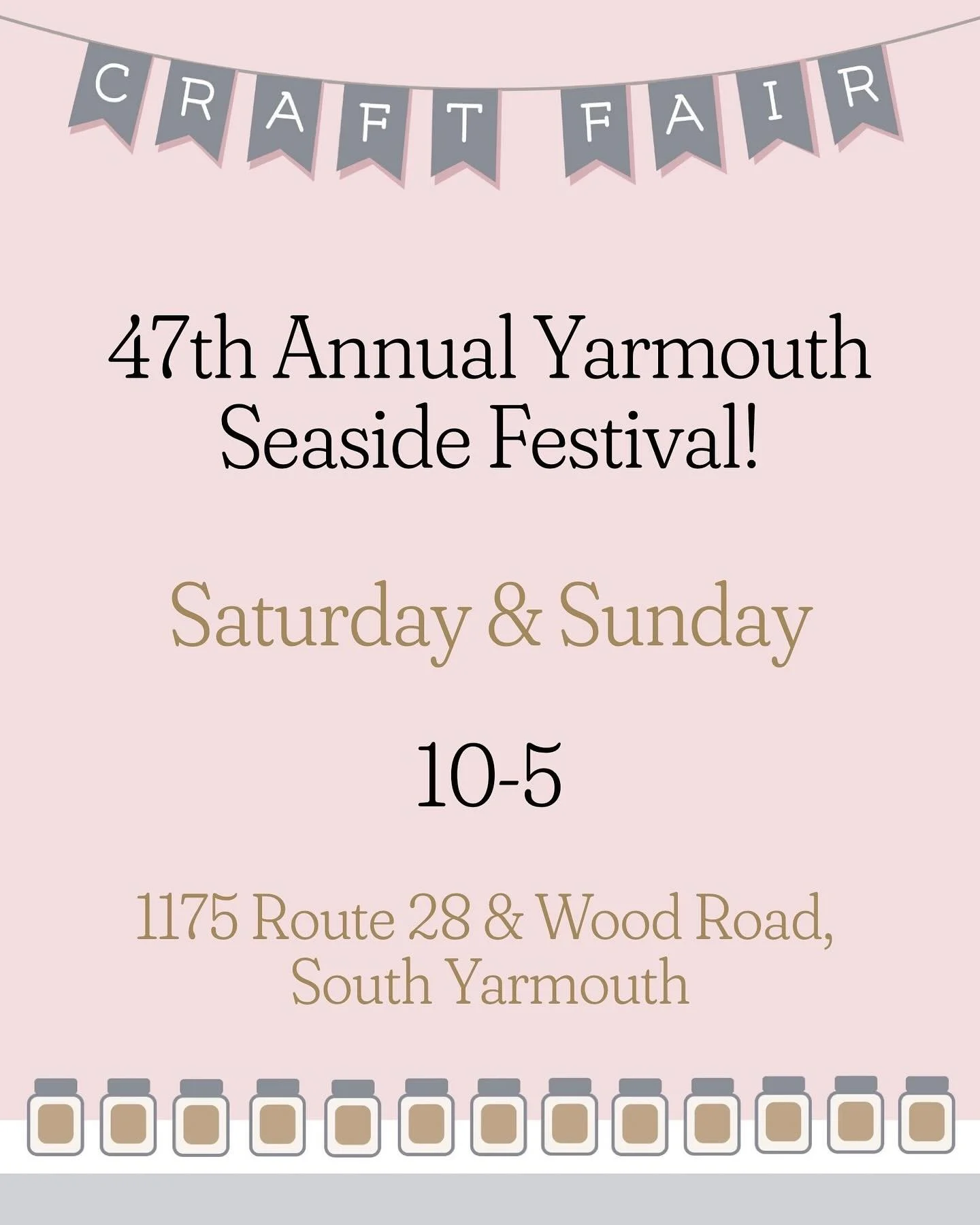 🗓️ This Weekend: 𝗧𝗵𝗲 𝟰𝟳𝘁𝗵 𝗔𝗻𝗻𝘂𝗮𝗹 𝗬𝗮𝗿𝗺𝗼𝘂𝘁𝗵 𝗦𝗲𝗮𝘀𝗶𝗱𝗲 𝗙𝗲𝘀𝘁𝗶𝘃𝗮𝗹! ⁣
⁣
🕯️I&rsquo;ll be there, slinging candles&hellip; stop by &amp; smell some fall scents, check out the cute ceramic pumpkins and say hi! ⁣
⁣
📍𝗪𝗵𝗲𝗿