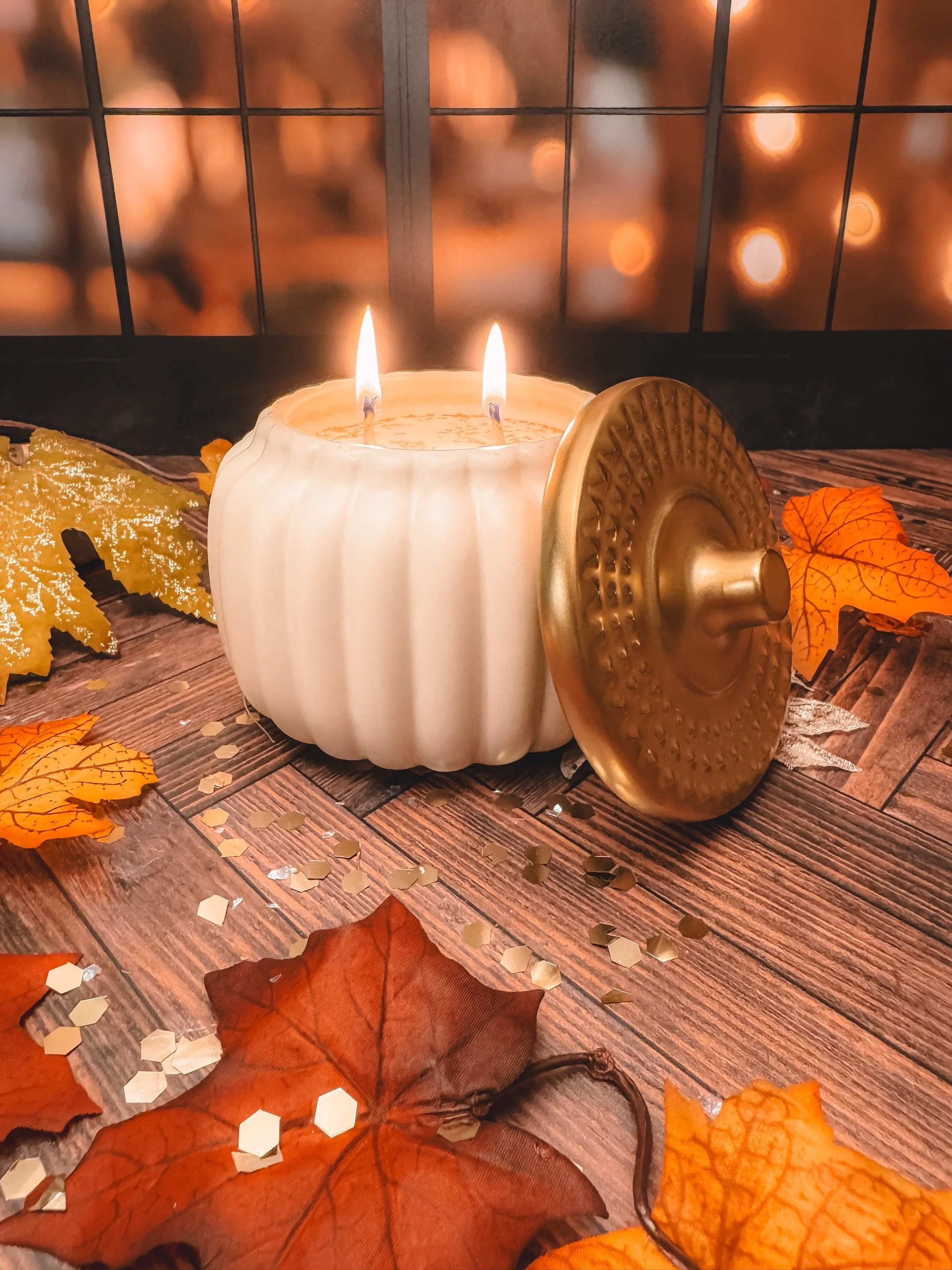 Ceramic Pumpkin Candles!