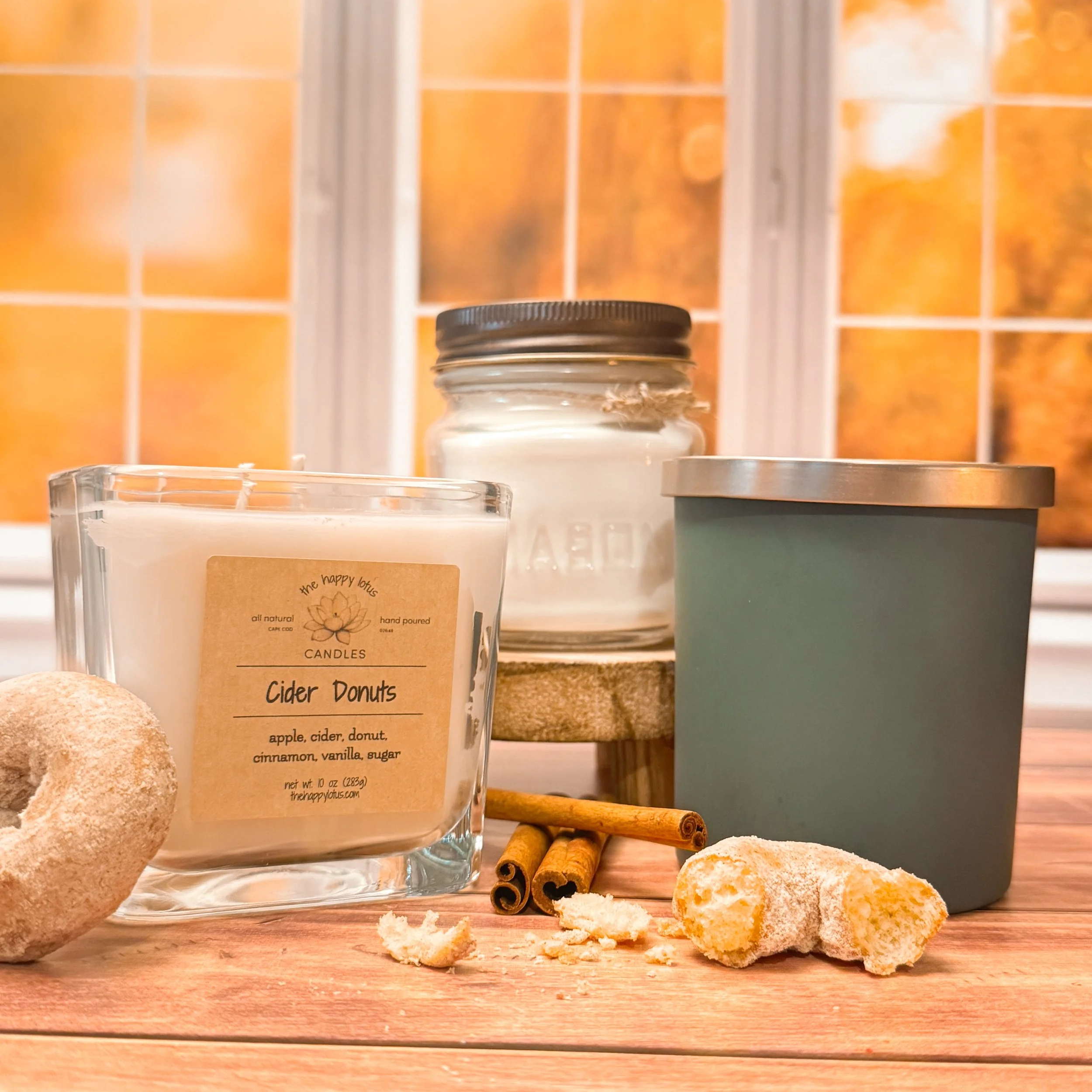 Cider Donuts - Cozy Season Collection | Hand‑Poured Soy Candle