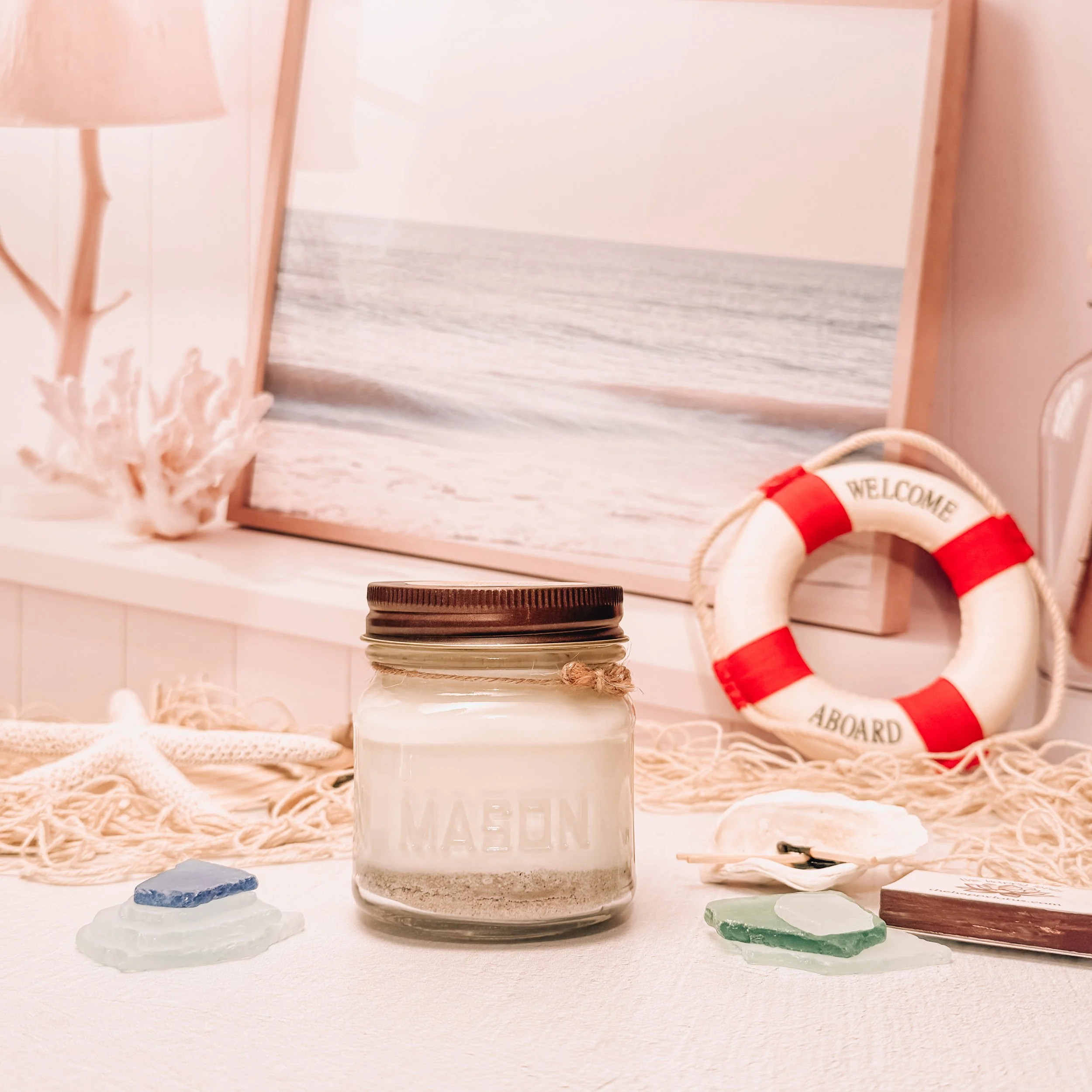 Cape Cod Sand Candles