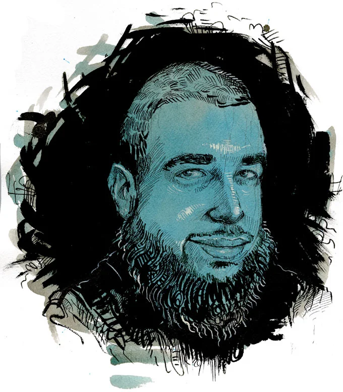 Tarek Mehanna by Molly Crabapple