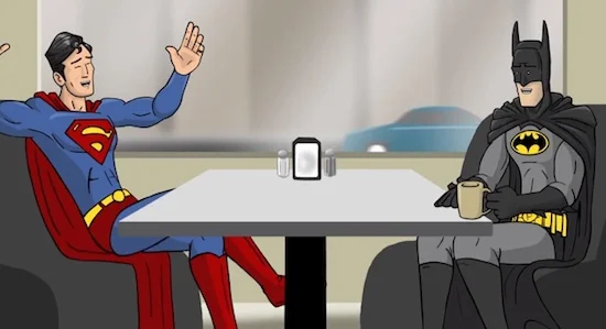 HISHE's Super Cafe shorts on YouTube are really the best thing to come out of the superhero craze.