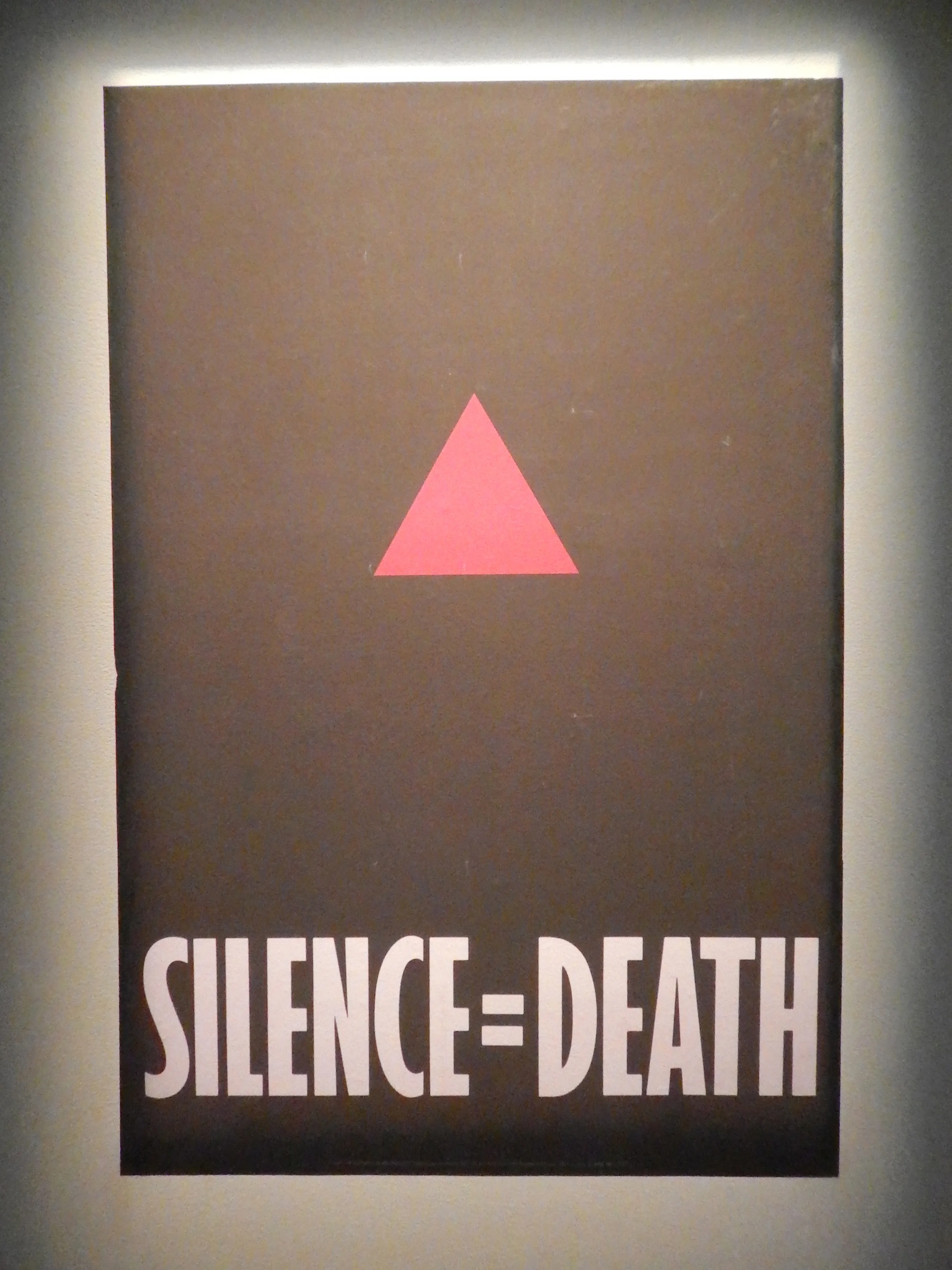Zero Tolerance: digital projection of ACT UP New York, SILENCE=DEATH (1987)