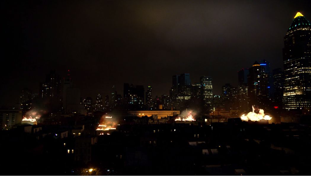 Hell's Kitchen on fire in Daredevil