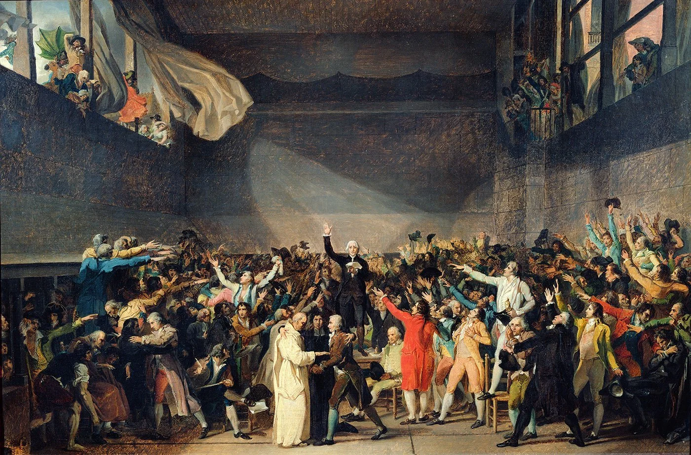 David, Tennis Court Oath