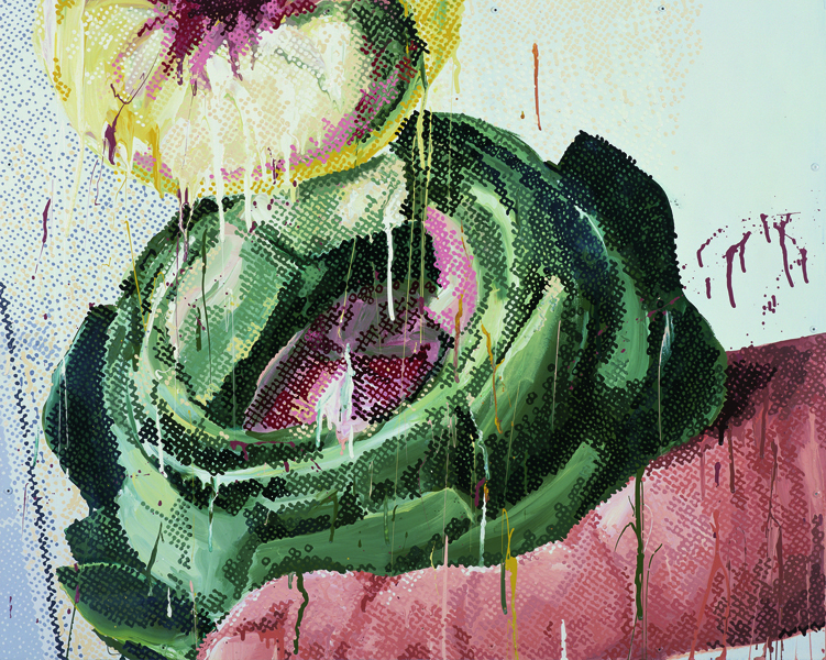 Marilyn Minter, 100 Food Porn #7 , 1989-90 Enamel on metal, 24 x 30 inches