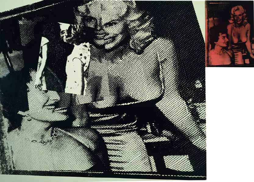 Marilyn Minter, Big Girls , 1986 namel on canvas, 2 panels, overall 80 x 90 inches 