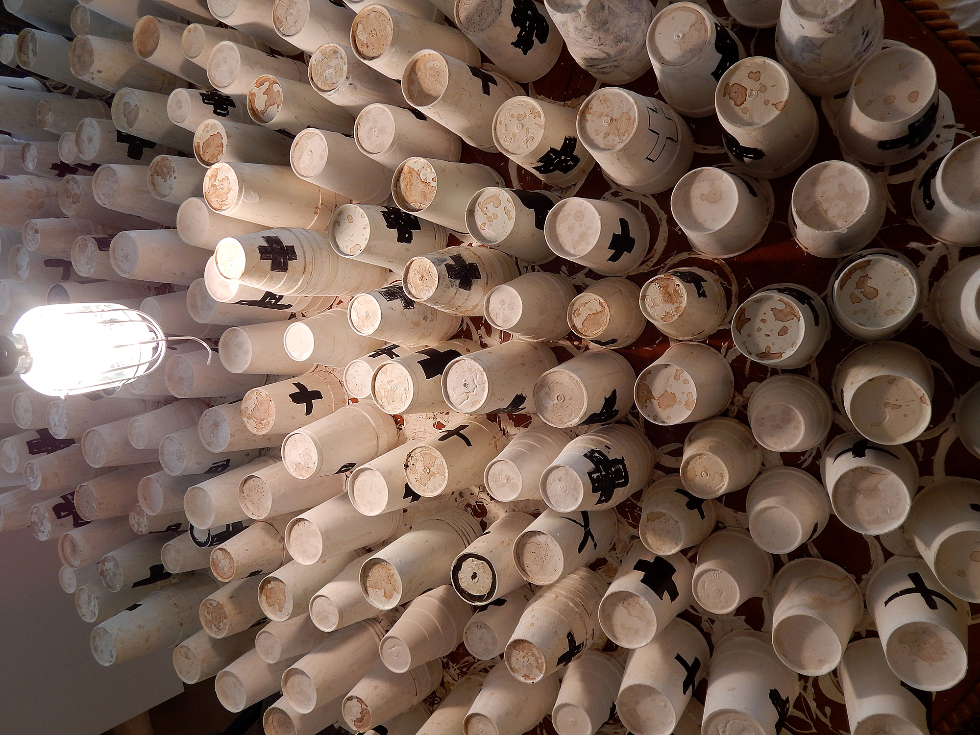 "13 Baristas" installation detail (Brett Wesley Gallery)