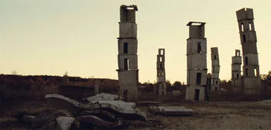 Sophie Fiennes, still from Over Your Cities Grass Will Grow , showing sculptures by Anselm Kiefer