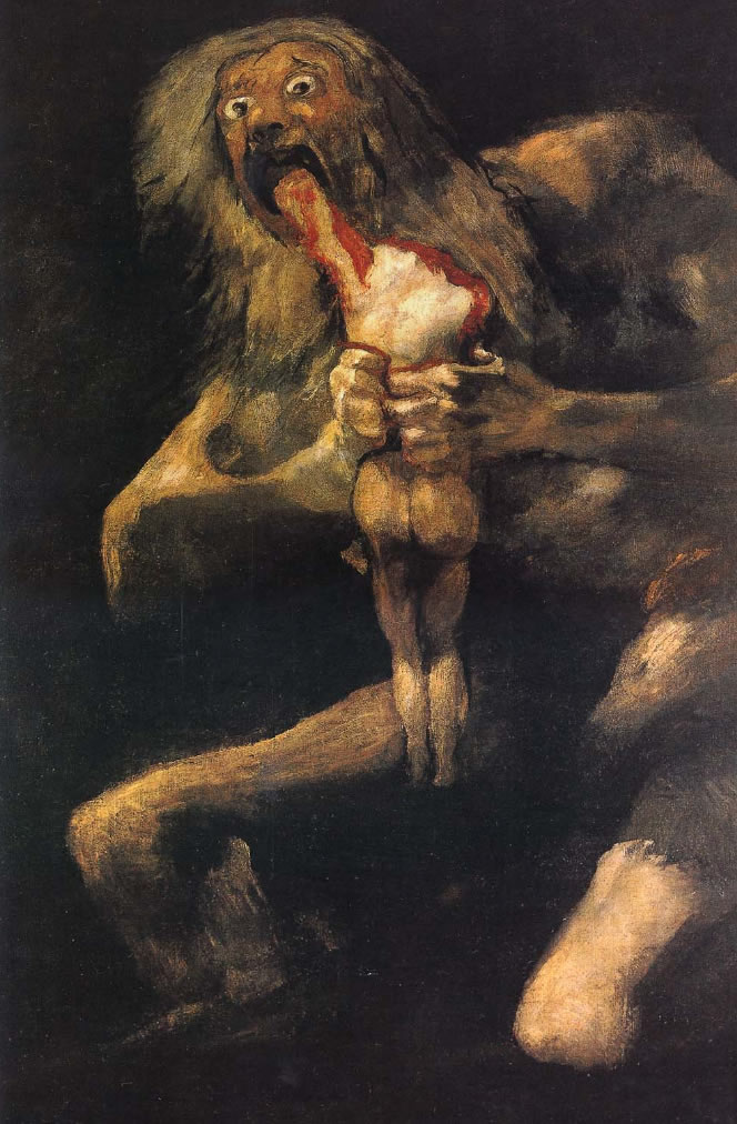 Francisco Goya, Saturn Devouring His Son , 1819-1823