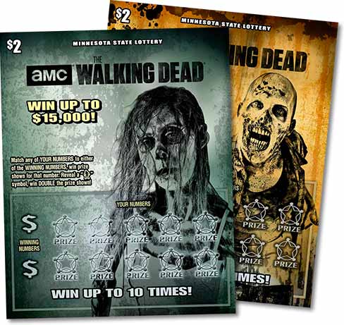 Walking Dead lottery tickets