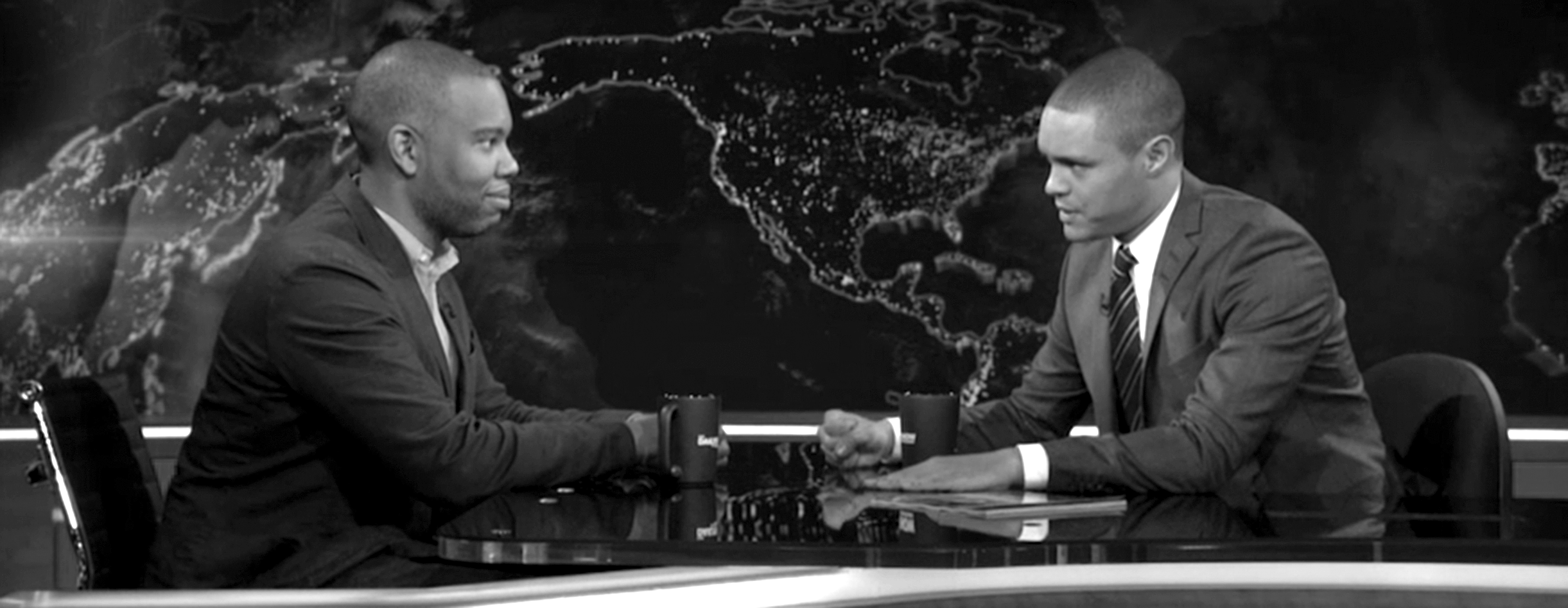 Coates and Trevor Noah on The Daily Show