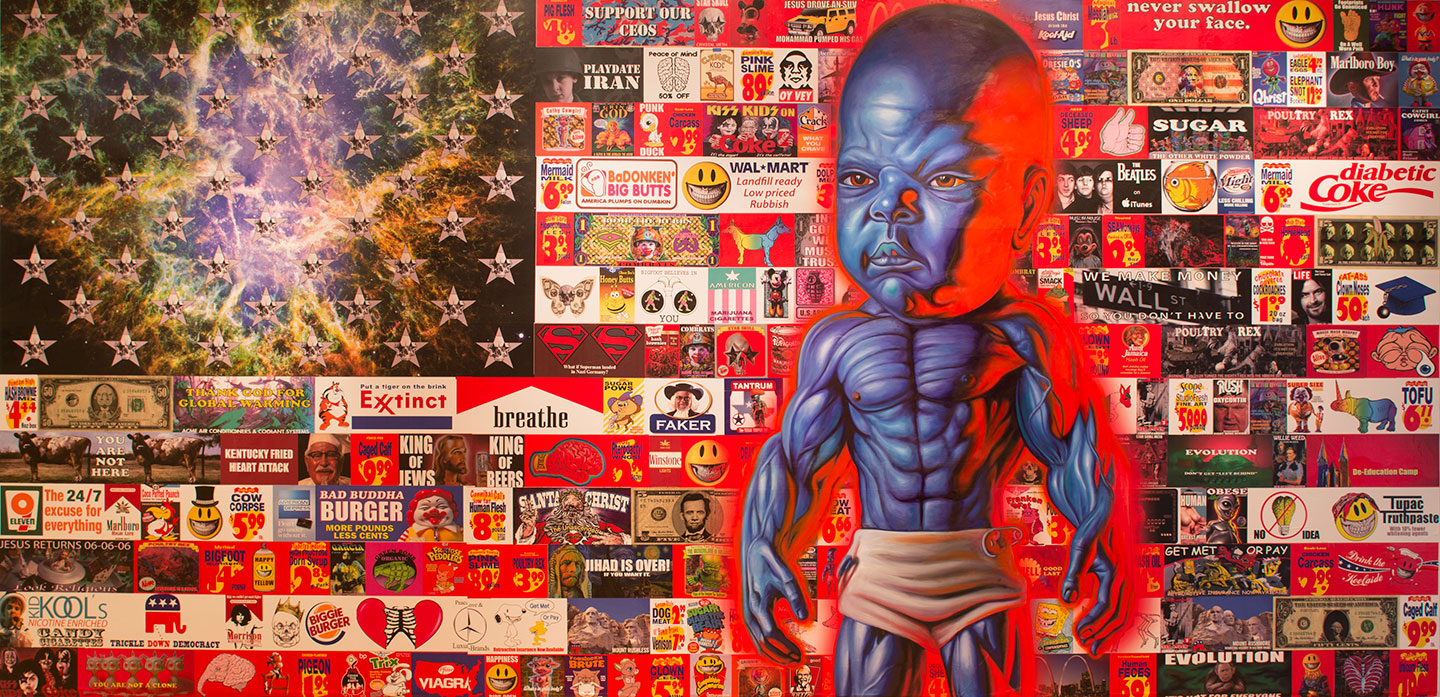 Ron English Installation (detail) (2015)