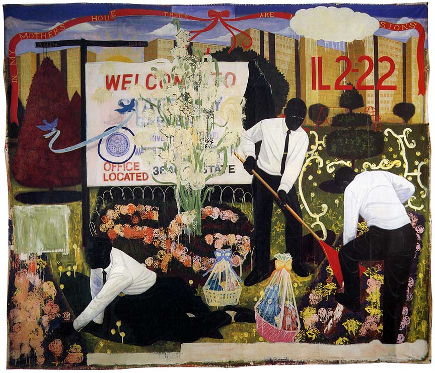 Kerry James Marshall, Many Mansions (1994)