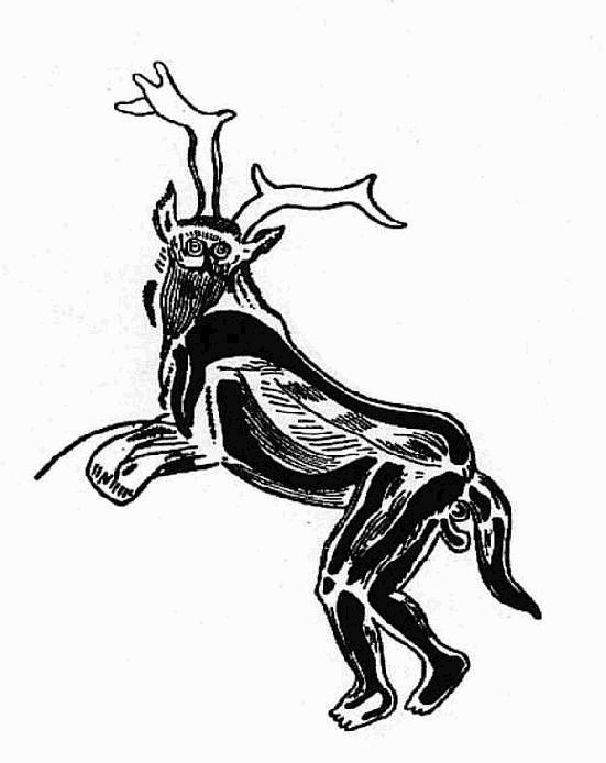 The Sorcerer of Les Trois Frere Gabillou (Dordogne, France)