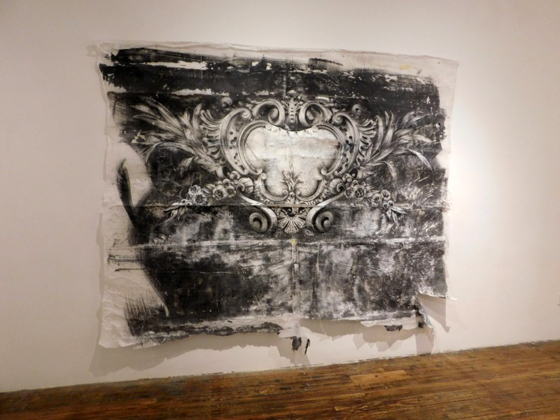 State Street Study, Mixed-Media on Tarp 10'x10' 2016.