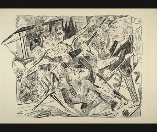 Max Beckmann, The Martyrdom (of Rosa Luxemburg)