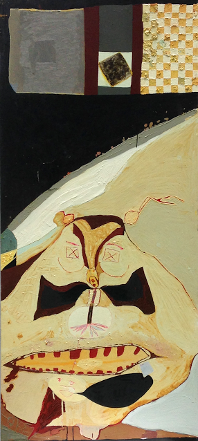 Bel Ching , 36'' x 76'', oil on wood.