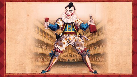 Artist's rendering of Joseph Grimaldi.