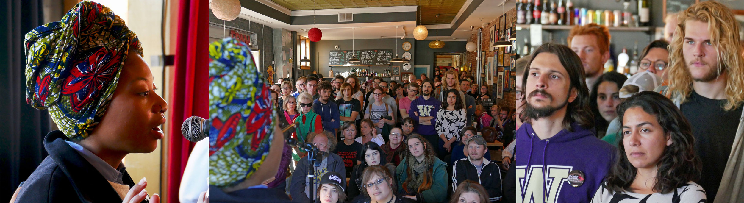 Organizing meeting in St. Louis, Missouri following the election. Photos by Richard Reilly