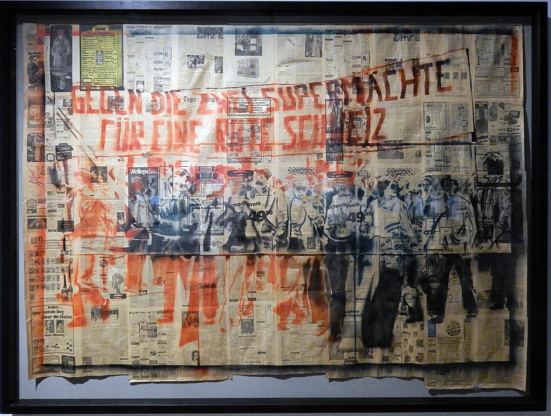 Sigmar Polke, Against the Two Superpowers: For a Red Switzerland (1971)