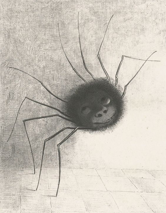 Odilon Redon, The Smiling Spider (1891)