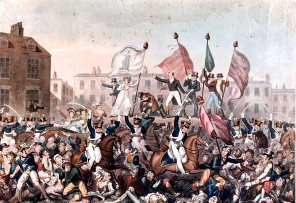 The Peterloo Massacre: inspiration for Shelley's poem.